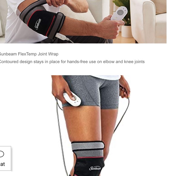 Sunbeam Heating Pad Wrap and cold pack for Joint Pain Relief, Auto Shut Off, New - Picture 11 of 16